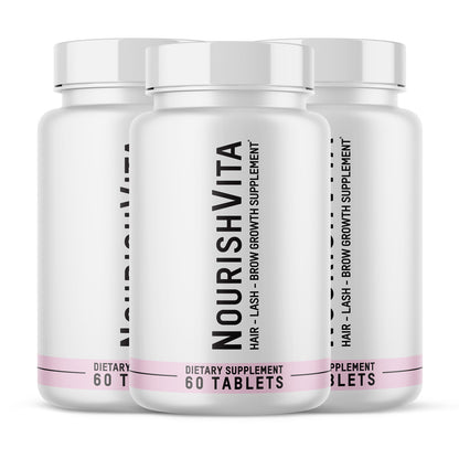 Hair, Lash & Brow Growth Vitamin Pills