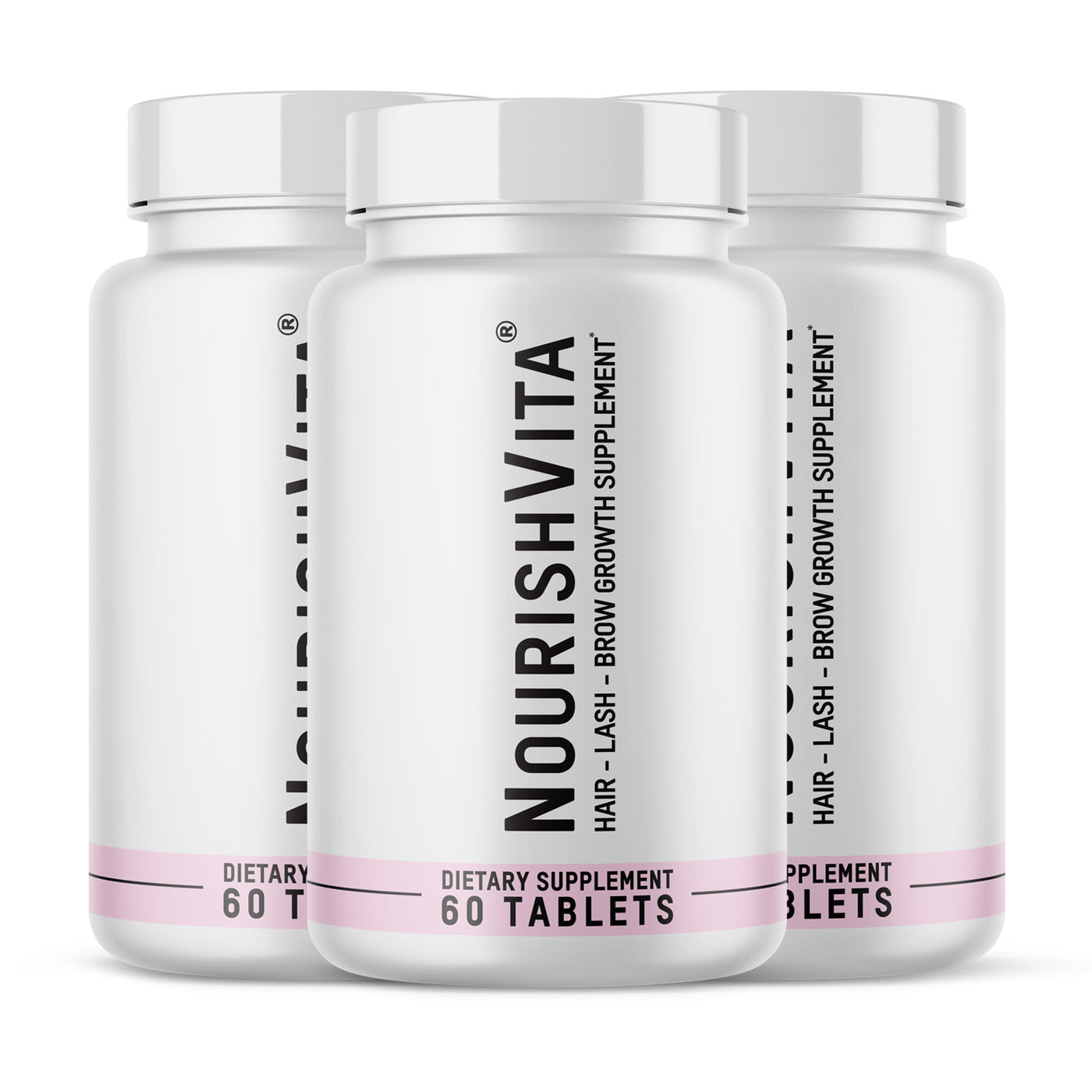 Hair, Lash & Brow Growth Vitamin Pills