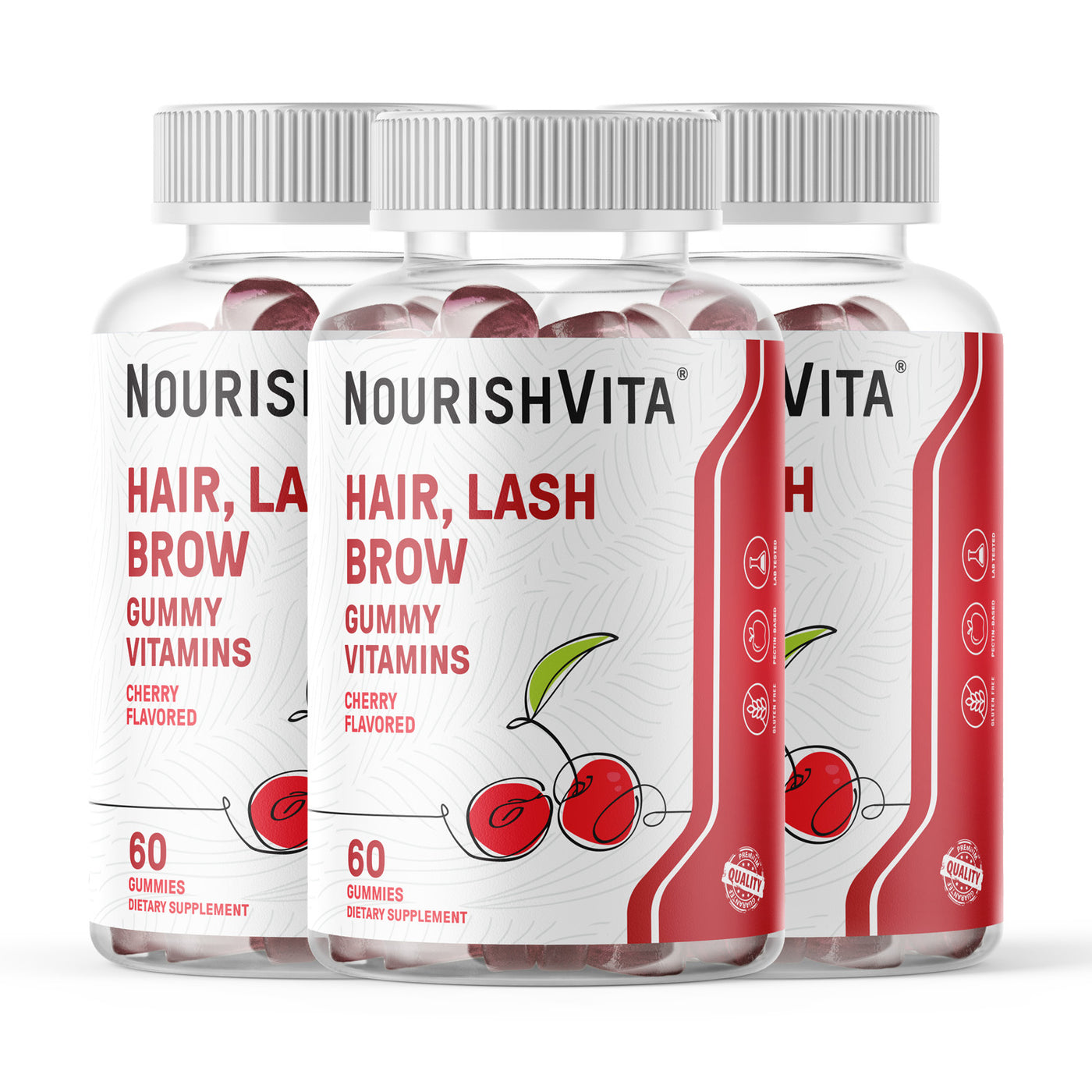 Hair, Lash & Brow Vitamin Gummies