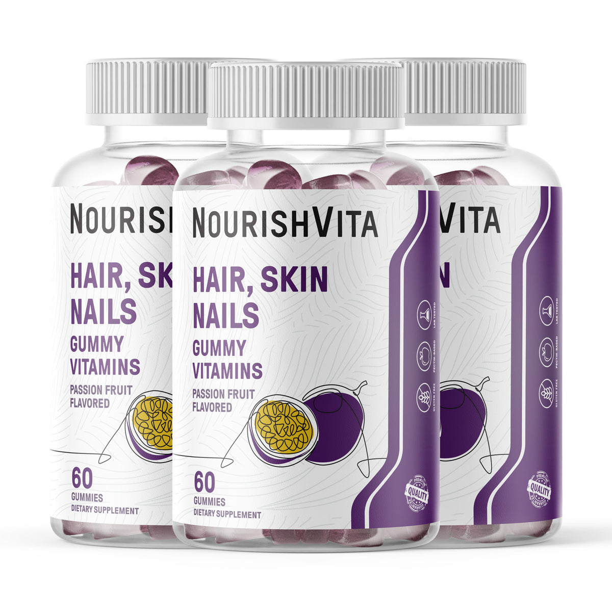 Hair, Skin & Nails Vitamin Gummies